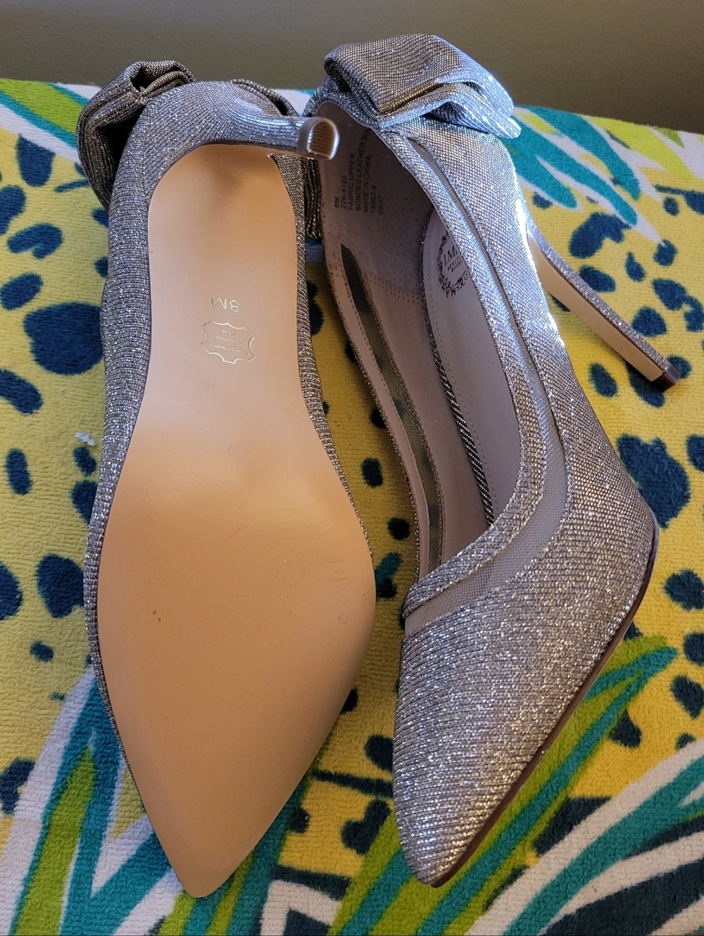 Sparkle Silver Heels